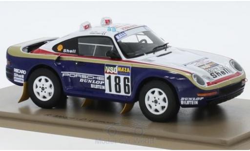 Miniature Porsche 959 1986 1/43 Spark No.186 Rothmans Rallye Paris Dakar 1986 mit Decals R.Metge/D.Lemoine Porsche 959 1986 1/43 Spark No.186 Rothmans Rallye Paris Dakar 1986 mit Decals R.Metge/D.Lemoine miniature