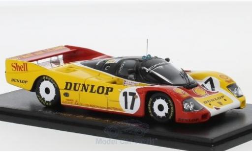 Miniature Porsche 962 1988 1/43 Spark C No.17 S 24h Le Mans 1988 D.Bell/K.Ludwig/H-J.Stuck Porsche 962 1988 1/43 Spark C No.17 S 24h Le Mans 1988 D.Bell/K.Ludwig/H-J.Stuck miniature