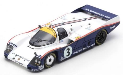 Miniature Porsche 962 1985 1/43 Spark C RHD No.3 Rothmans 24h Le Mans 1985 avec Decals A.Holbert/V.Schuppan/J.Watson Porsche 962 1985 1/43 Spark C RHD No.3 Rothmans 24h Le Mans 1985 avec Decals A.Holbert/V.Schuppan/J.Watson miniature