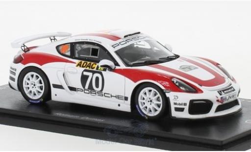 Porsche Cayman GT4 Clubsport 1/43 Spark GT4 Clubsport R-GT No.70 Rallye Deutschland 2018 R.Dumas miniature