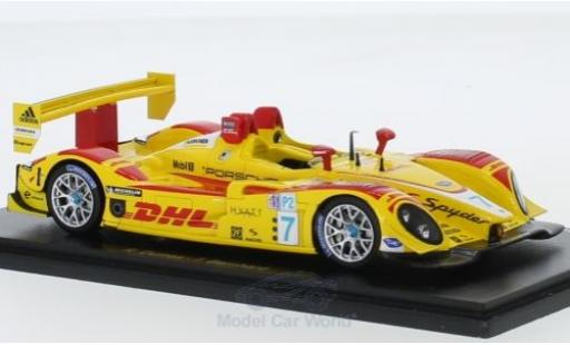 Miniature Porsche RS Spyder 1/43 Spark Spyder RHD No.7 Penske Racing DHL ALMS 2007 R.Dumas/T.Bernhard Porsche RS Spyder 1/43 Spark Spyder RHD No.7 Penske Racing DHL ALMS 2007 R.Dumas/T.Bernhard miniature