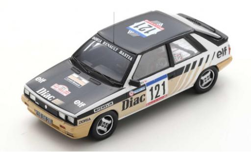 Miniature Renault 11 1/43 Spark Turbo No.121 Rallye WM Tour de Corse 1984 J.-P.Deriu/J.Mariani Renault 11 1/43 Spark Turbo No.121 Rallye WM Tour de Corse 1984 J.-P.Deriu/J.Mariani miniature