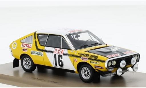 Miniature Renault 17 1/43 Spark No.16 Rallye WM Rallye Marokko 1976 1:43 Renault 17 1/43 Spark No.16 Rallye WM Rallye Marokko 1976 1:43 miniature