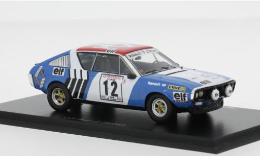 Renault 17 1/43 Spark Tour de Corse 1974 #12 1:43 miniature