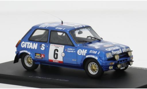 Renault 5 1/43 Spark Alpine Tour de Corse 1979 #6 1:43 miniature