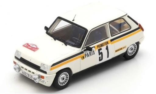 Miniature Renault 5 1/43 Spark Alpine Turbo No.1 Rallye Monte Carlo 1984 F.Chauche/C.Teyssier Renault 5 1/43 Spark Alpine Turbo No.1 Rallye Monte Carlo 1984 F.Chauche/C.Teyssier miniature