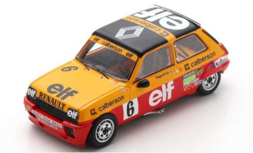 Renault 5 1/43 Spark Alpine Turbo No.6 Calberson 1984 J.Ragnotti miniature