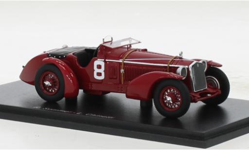 Miniature Alfa Romeo 8C 1/43 Spark RHD No.8 24h Le Mans 1932 Alfa Romeo 8C 1/43 Spark RHD No.8 24h Le Mans 1932 miniature