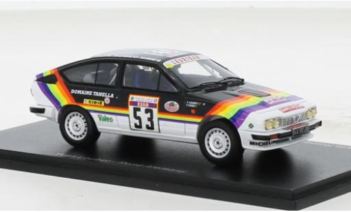 Miniature Alfa Romeo GT 1/43 Spark V6 No.53 Rallye WM Tour de Corse 1982 Alfa Romeo GT 1/43 Spark V6 No.53 Rallye WM Tour de Corse 1982 miniature