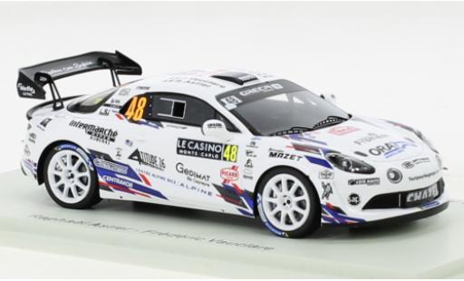Miniature Alpine A110 1/43 Spark Rally RGT No.48 Rallye WM Rallye Monte Carlo 2022 Alpine A110 1/43 Spark Rally RGT No.48 Rallye WM Rallye Monte Carlo 2022 miniature