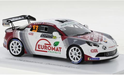 Miniature Alpine A110 1/43 Spark Rally RGT No.53 Rallye WM Rallye Monte Carlo 2022 Alpine A110 1/43 Spark Rally RGT No.53 Rallye WM Rallye Monte Carlo 2022 miniature