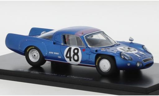 Miniature Alpine A210 1/43 Spark No.48 24h Le Mans 1967 Alpine A210 1/43 Spark No.48 24h Le Mans 1967 miniature