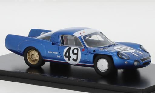 Miniature Alpine A210 1/43 Spark No.49 24h Le Mans 1967 Alpine A210 1/43 Spark No.49 24h Le Mans 1967 miniature