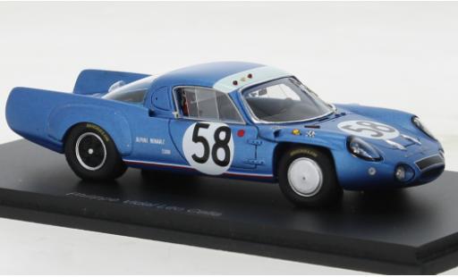 Miniature Alpine A210 1/43 Spark No.58 24h Le Mans 1967 Alpine A210 1/43 Spark No.58 24h Le Mans 1967 miniature