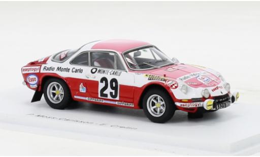 Miniature Alpine A110 1/43 Spark Renault No.29 Rallye WM Rallye Monte Carlo 1973 Alpine A110 1/43 Spark Renault No.29 Rallye WM Rallye Monte Carlo 1973 miniature