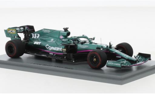Miniature Aston Martin AMR2 1/43 Spark 1 No.18 Cognizant F1 Team Cognizant Formel 1 GP Abu Dhabi 2021 Aston Martin AMR2 1/43 Spark 1 No.18 Cognizant F1 Team Cognizant Formel 1 GP Abu Dhabi 2021 miniature
