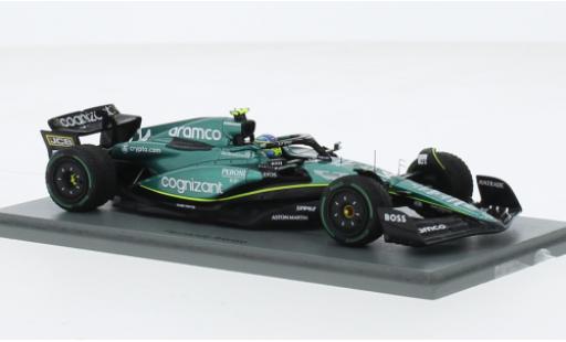 Miniature Aston Martin AMR2 1/43 Spark 3 No.14 Aramco Cognizant F1 Team Cognizant formule 1 GP Monaco 2023 Aston Martin AMR2 1/43 Spark 3 No.14 Aramco Cognizant F1 Team Cognizant formule 1 GP Monaco 2023 miniature