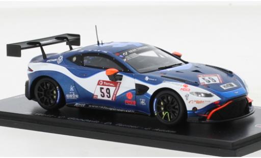 Miniature Aston Martin V8 Vantage GT4 1/43 Spark Vantage AMR GT4 No.59 Garage 59 24h Nürburgring 2020 Aston Martin V8 Vantage GT4 1/43 Spark Vantage AMR GT4 No.59 Garage 59 24h Nürburgring 2020 miniature