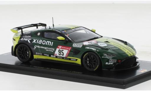 Miniature Aston Martin V8 Vantage GT4 1/43 Spark Vantage AMR GT4 No.95 Dörr Motorsport 24h Nürburgring 2022 Aston Martin V8 Vantage GT4 1/43 Spark Vantage AMR GT4 No.95 Dörr Motorsport 24h Nürburgring 2022 miniature