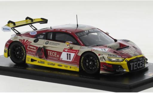 Miniature Audi R8 1/43 Spark LMS GT3 No.11 Twin Busch by equipe vitesse 24h 24h Nürburgring 2022 Audi R8 1/43 Spark LMS GT3 No.11 Twin Busch by equipe vitesse 24h 24h Nürburgring 2022 miniature