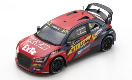 Miniature Audi S1 1/43 Spark WRX No.4 KYB Team JC Rallye-Cross WM Lettland 2020 Audi S1 1/43 Spark WRX No.4 KYB Team JC Rallye-Cross WM Lettland 2020 miniature