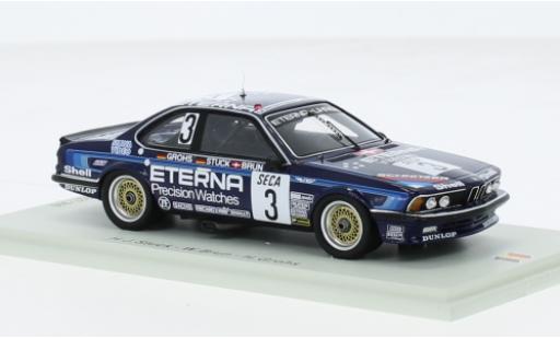 Bmw 635 1/43 Spark CSi No.3 Eterna 24h Spa 1983 miniature