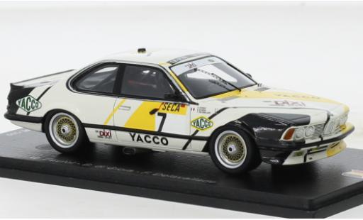 Bmw 635 1/43 Spark CSi No.7 Dixi Sport 24h Spa 1988 miniature