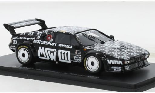 Bmw M1 1/43 Spark No.111 MK-Motorsport MSW 24h Le Mans 1986 miniature