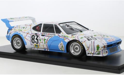Miniature Bmw M1 1/18 Spark No.83 24h Le Mans 1980 Bmw M1 1/18 Spark No.83 24h Le Mans 1980 miniature
