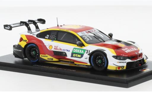 Bmw M4 1/43 Spark DTM No.31 Team RBM S DTM Hockenheim 2019 miniature