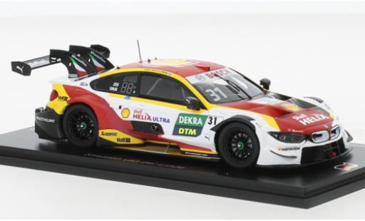 Bmw M4 1/43 Spark DTM No.31 Team RBM S DTM Hockenheim 2020 miniature