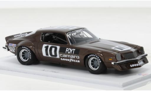 Miniature Chevrolet Camaro 1/43 Spark marron No.10 IROC Daytona 1975 Chevrolet Camaro 1/43 Spark marron No.10 IROC Daytona 1975 miniature