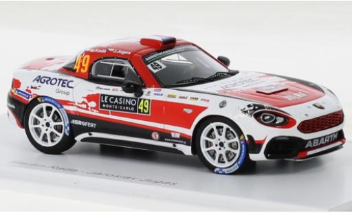Fiat 124 1/43 Spark Rally RGT No.49 Rallye WM Rallye Monte Carlo 2022 miniature