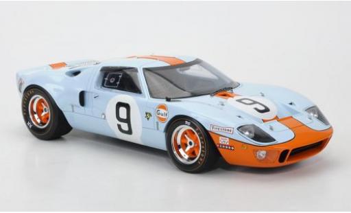Miniature Ford GT40 1/18 Spark No.9 Gulf P.Rodriguez/L.Bianchi 24h Le Mans 1968 Ford GT40 1/18 Spark No.9 Gulf P.Rodriguez/L.Bianchi 24h Le Mans 1968 miniature
