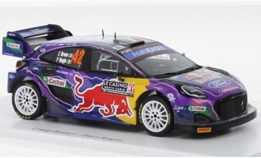 Miniature Ford Puma 1/43 Spark Rally 1 No.42 M-Sport World Rally Team Red Bull Rallye WM Rallye Monte Carlo 2022 Ford Puma 1/43 Spark Rally 1 No.42 M-Sport World Rally Team Red Bull Rallye WM Rallye Monte Carlo 2022 miniature