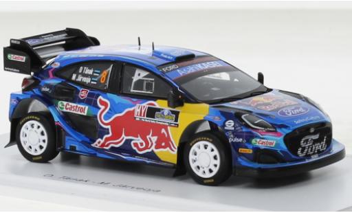 Miniature Ford Puma 1/43 Spark Rally 1 No.8 M-Sport World Rally Team Rallye WM Rallye Suède 2023 Ford Puma 1/43 Spark Rally 1 No.8 M-Sport World Rally Team Rallye WM Rallye Suède 2023 miniature