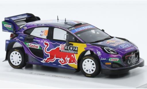 Miniature Ford Puma 1/43 Spark Rally1 No.19 M-Sport World Rally Team Red Bull Rallye WM Safari Rallye 2022 Ford Puma 1/43 Spark Rally1 No.19 M-Sport World Rally Team Red Bull Rallye WM Safari Rallye 2022 miniature