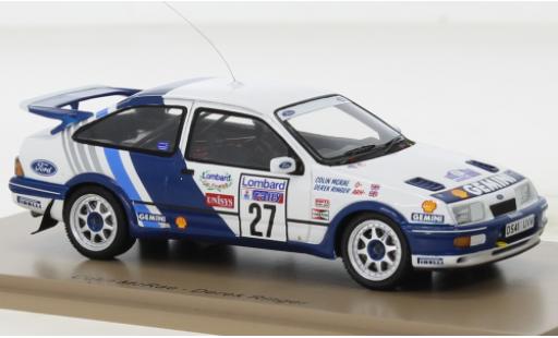 Miniature Ford Sierra 1/43 Spark RS Cosworth No.27 Rallye WM RAC Rallye 1989 Ford Sierra 1/43 Spark RS Cosworth No.27 Rallye WM RAC Rallye 1989 miniature