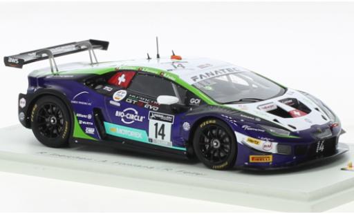 Lamborghini Huracan 1/43 Spark GT3 Evo No.14 Emil Frey Racing 24h Spa 2021 miniature