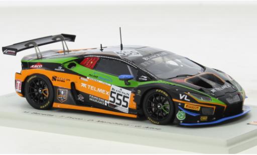 Miniature Lamborghini Huracan 1/43 Spark GT3 Evo No.555 Orange 1 FFF Racing Team 24h Spa 2019 Lamborghini Huracan 1/43 Spark GT3 Evo No.555 Orange 1 FFF Racing Team 24h Spa 2019 miniature