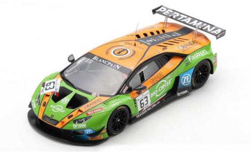 Miniature Lamborghini Huracan 1/18 Spark GT3 Evo No.63 GRT Grasser Racing Team 24h Spa 2019 Lamborghini Huracan 1/18 Spark GT3 Evo No.63 GRT Grasser Racing Team 24h Spa 2019 miniature