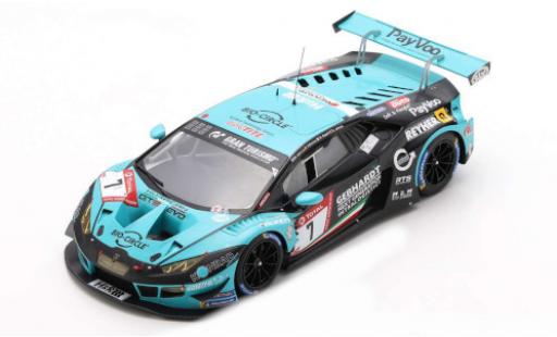 Miniature Lamborghini Huracan 1/18 Spark GT3 Evo No.7 Konrad Motorsport 24h Nürburgring 2019 Lamborghini Huracan 1/18 Spark GT3 Evo No.7 Konrad Motorsport 24h Nürburgring 2019 miniature