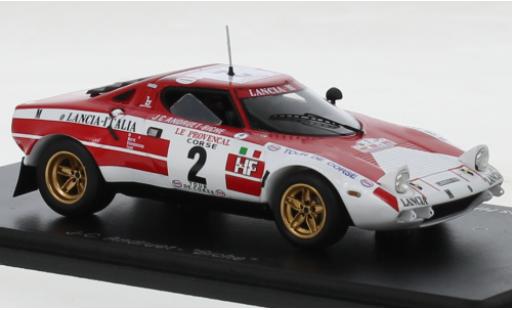 Lancia Stratos 1/43 Spark HF No.2 Rallye WM Tour de Corse 1974 miniature
