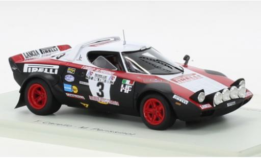 Lancia Stratos 1/43 Spark HF No.3 Rallye EM 1978 miniature
