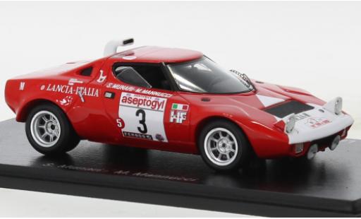 Lancia Stratos 1/43 Spark HF No.3 Tour de Corse 1972 miniature