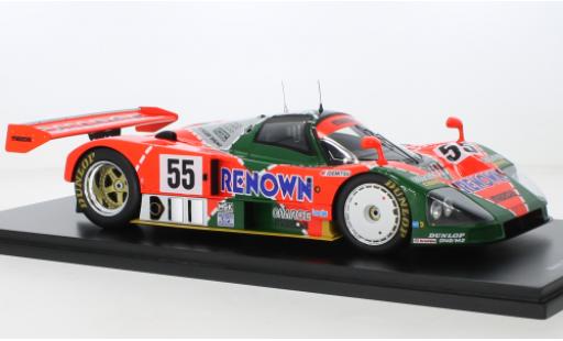 Miniature Mazda 787B 1/18 Spark No.55 speed Co. Ltd. Renown 24h Le Mans 1991 Mazda 787B 1/18 Spark No.55 speed Co. Ltd. Renown 24h Le Mans 1991 miniature