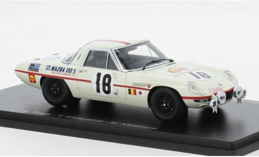 Mazda Cosmo 1/43 Spark Sport 110S RHD No.18 Marathon de la Route 1968 miniature