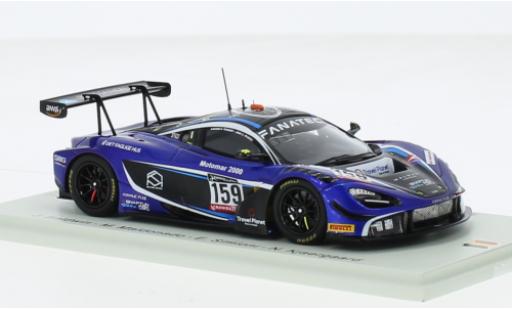 McLaren 720 1/43 Spark S GT3 No.159 garage 59 24h Spa 2022 miniature