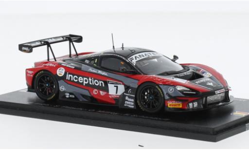 McLaren 720 1/43 Spark S GT3 No.7 Inception Racing 24h Spa 2022 miniature
