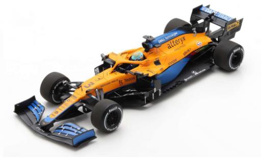 Miniature McLaren F1 1/43 Spark MCL35M No.3 Team Formel 1 GP Italien 2021 McLaren F1 1/43 Spark MCL35M No.3 Team Formel 1 GP Italien 2021 miniature